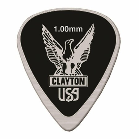 CLAYTON Zinc Standard Guitar Picks- 1 mm ZZ100/1